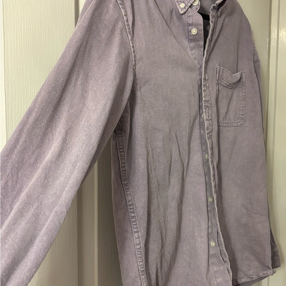 Lilac jean jacket/shirt